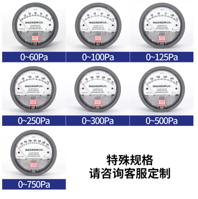 100mm Micro Differential Pressure Gauge OEM Micro 100 Psi Pressure