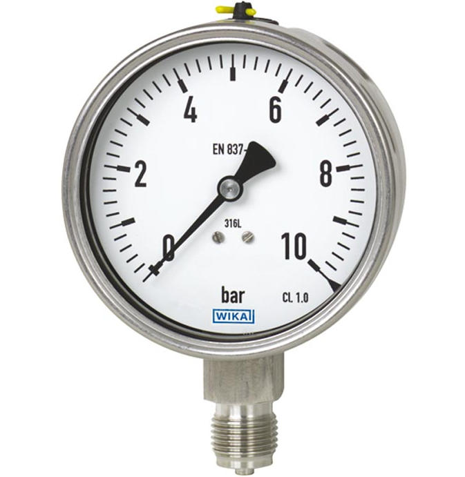 233.50 Wika Stainless Steel Pressure Gauge 1Mpa Oil Shock Pressure Gauge