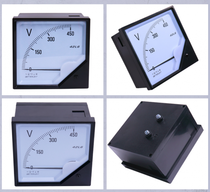 0-450v Pointer Voltage Current Power Meter 120*120mm 0-999kwh