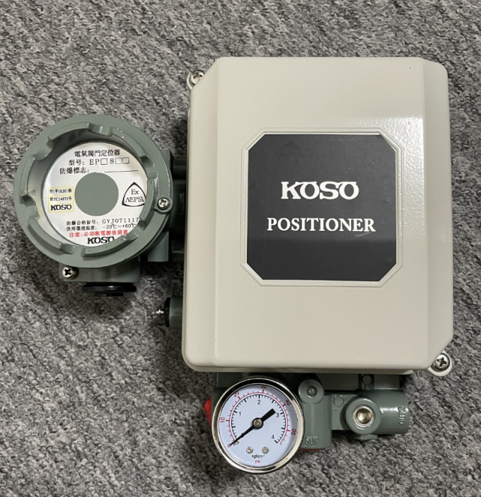 KOSO Positioner EPA804-L10 SUPPLY MAX 120 psi - 800 kPa INPUT 4-20 mA DC 0