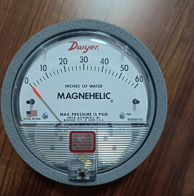 Dwyer 2000 Series 2 Inch NPT Differential Pressure Gauge