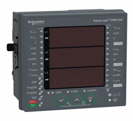 Schneider Electric METSEPM2130 EasyLogic PM2130 Power & Energy Meter 31st Harmonic, LED, RS485, Class 0.5S