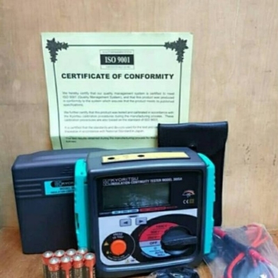 Kyoritsu 3005A Digital Insulation/Continuity Testers Test Voltage 250V/500V/1000V