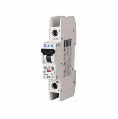 Eaton FAZ-C10/1-NA 102087 Eaton Electric Over Current Switch 10A 1p C-Char AC