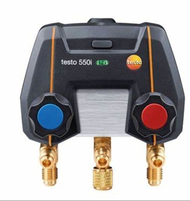 Testo 550i Smart Kit App-controlled Digital Manifold With Wireless Clamp Temperature Probes NTC