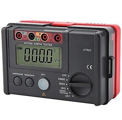 560g UNI-T UT521 Digital Ground Resistance Tester with Product Size 160x100x70.5mm