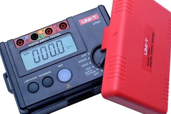 560g UNI-T UT521 Digital Ground Resistance Tester with Product Size 160x100x70.5mm