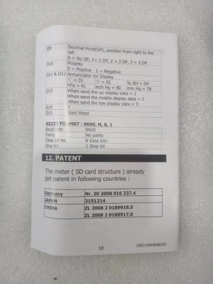 Original And New Lutron MHB-382SD Digital Electronic Humidity Temperature Barometer