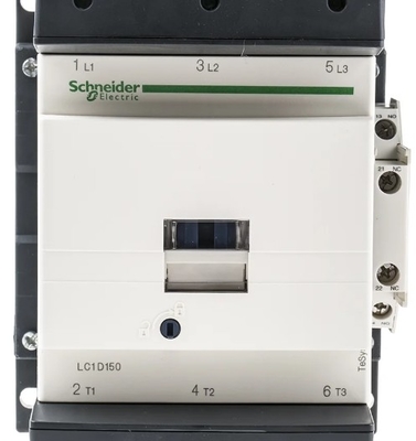 IEC Contactor, TeSys Deca, Nonreversing, 150A, 100HP At 480VAC, Up To 100kA SCCR, 3 Phase, 3 NO, 24VDC Coil, Open Style