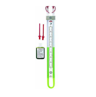Dwyer U-Tube Manometer 1223-M1000-W/M Rang 500-0-500 Mm W.c.