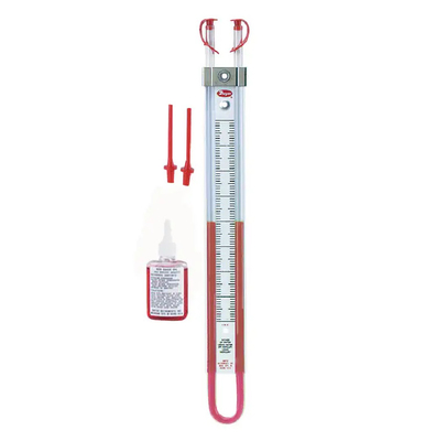 Dwyer U-Tube Manometer 1223-M1000-W/M Rang 500-0-500 Mm W.c.