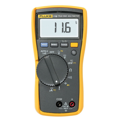 Fluke 116C Digital Multimeter Best for Voltage Protection and 600 V Voltage