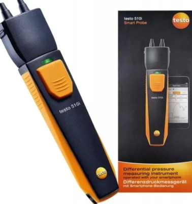 Testo 510i Differential Pressure Measuring Meter Testo510i Differential Pressure Gauge Stock