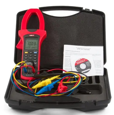 NEW-UNIT-SPOT UT243 Power and Harmonics Clamp Meter