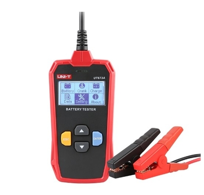 UNI-T UT673A/UT675A Battery Testers with 128*64 Black and White Lattice Display