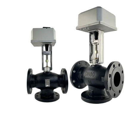 Honeywell ML7421 Proportional Integral Control Electric Two-Way Temperature Valve Dynamic Balancing Copper Contact Material