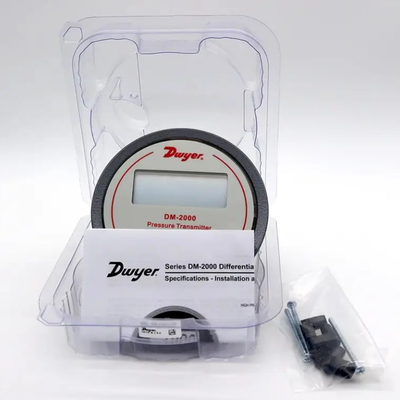 Dwyer DM-2000 Industrial Pressure Gauge LCD Differential Multimeter Series Including Models DM-2001/2002/2003