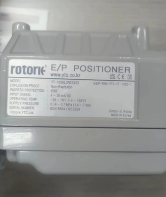YTC Type Electrical Valve Positioner YT-1000RSN132S15 Angle Type YT-1000RSN Pneumatic Valve