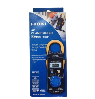 Hioki 3280-10F Clamp Meter with 1000A Capacity Measures DC Current