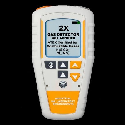 ATEX Certified Portable Gas Detector for H2S CO SO2 Cl2 NO2 with IP67 Protection and 1 Year Warranty