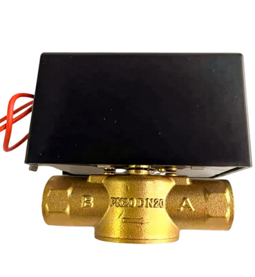 Honeywell VS9 Series Electric 2-Way Valve (DN15-DN25) - Brass On/Off Control for HVAC Systems