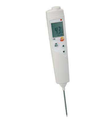 Testo 106 Food Core Thermometer with 0.1°C Resolution IP52 Rating and 250g Weight for Fast Accurate Food Measurement