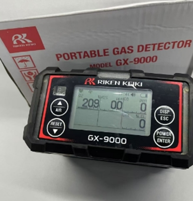 RIKEN KEIKI Portable Multi Gas Detector GX-9000 Series Simultaneous Detection of up to 6 Gases H2 O2 CO H2S CO2 NH