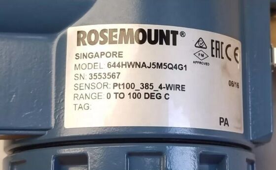 Rosemount 644HWNAJ5M5Q4G1 Profibus PA Temperature Transmitter with OLED Display 0.1°C Resolution and Field Mount