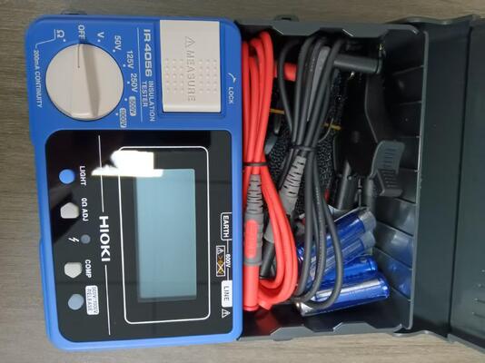 HIOKI IR4056-20 Insulation Resistance Meter with 5 Measurement Ranges 0.3s Response Time and Anti-Drop Protection