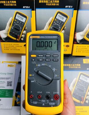 Fluke 87V Digital Multimeter with 1000 V Maximum Voltage True RMS Accuracy and 6000 Counts Display
