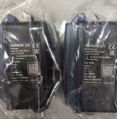 Samson 3725 Electropneumatic Positioner with Single Acting and Double Acting Linear Actuator in Aluminum