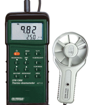new original flir Extech AN300 Large Vane CFM/CMM Thermo-Anemometer