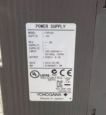 Brand New 100% Original Yokogawa Electric F3PU30-0S Power Supply Module