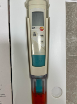 Original Testo 206-pH1 pH Meter temperature measuring instrument for liquids/polluted water/milk