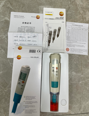 Original Testo 206-pH1 pH Meter temperature measuring instrument for liquids/polluted water/milk