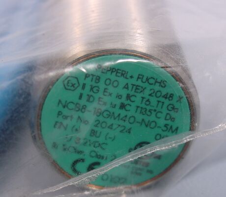 Pepperl + Fuchs NCB8-18GM40-N0-V1 Inductive sensor with 8 mm flush