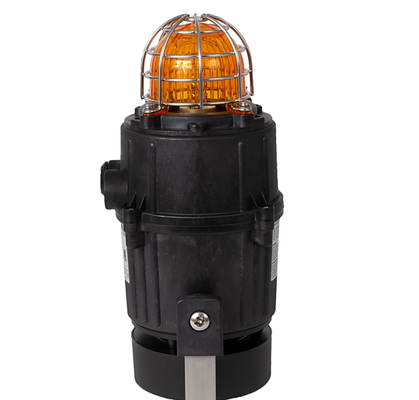 ROCKWELL 855XB-BND24A4 Hazloc Xenon Beacon with 24V DC, IP65-rated for high-visibility signaling in harsh environments