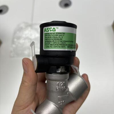 ASCO E290A792 - G1/2, DN15, NC, Operator ? 32mm, Series E290 Pressure Operated Angle Seat Piston Valve