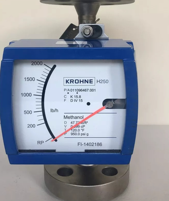 KROHNE Variable area flowmeter  H250  is used in the measurement of volume or mass flow of liquids, gases, and vapors.
