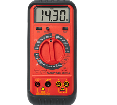 FLUKE Amprobe LCR55A Portable LCR Meter Measure  inductance,capacitance, resistance, transistors, diodes and microwave diodes