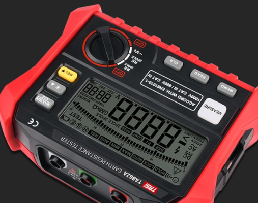 TASI TA862A Ground Resistor Tester Grounding Voltage Measurement High Precision 