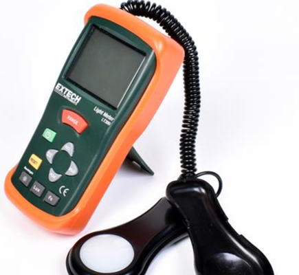 new original flir Extech LT300 Light Meter,Measures light intensity up to 40,000 Foot-candles or 400,000 Lux with high resolution to 0.01 Fc/Lux.