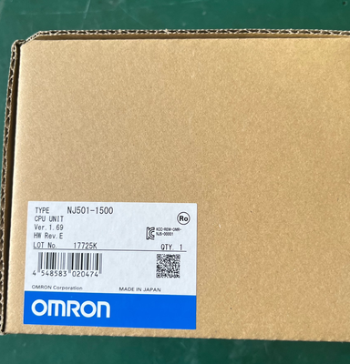 Omron NJ501-1500 PLC Module with OPC-UA 20 MB Program Capacity and EtherCAT Motion Control