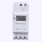 Electrical Lead Rail ABS Digital Timer Switch 220V 30A 36*66*82mm