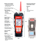 GX - 6000 PID Gas Monitor Sample Draw IR VOC Toxic Sensor