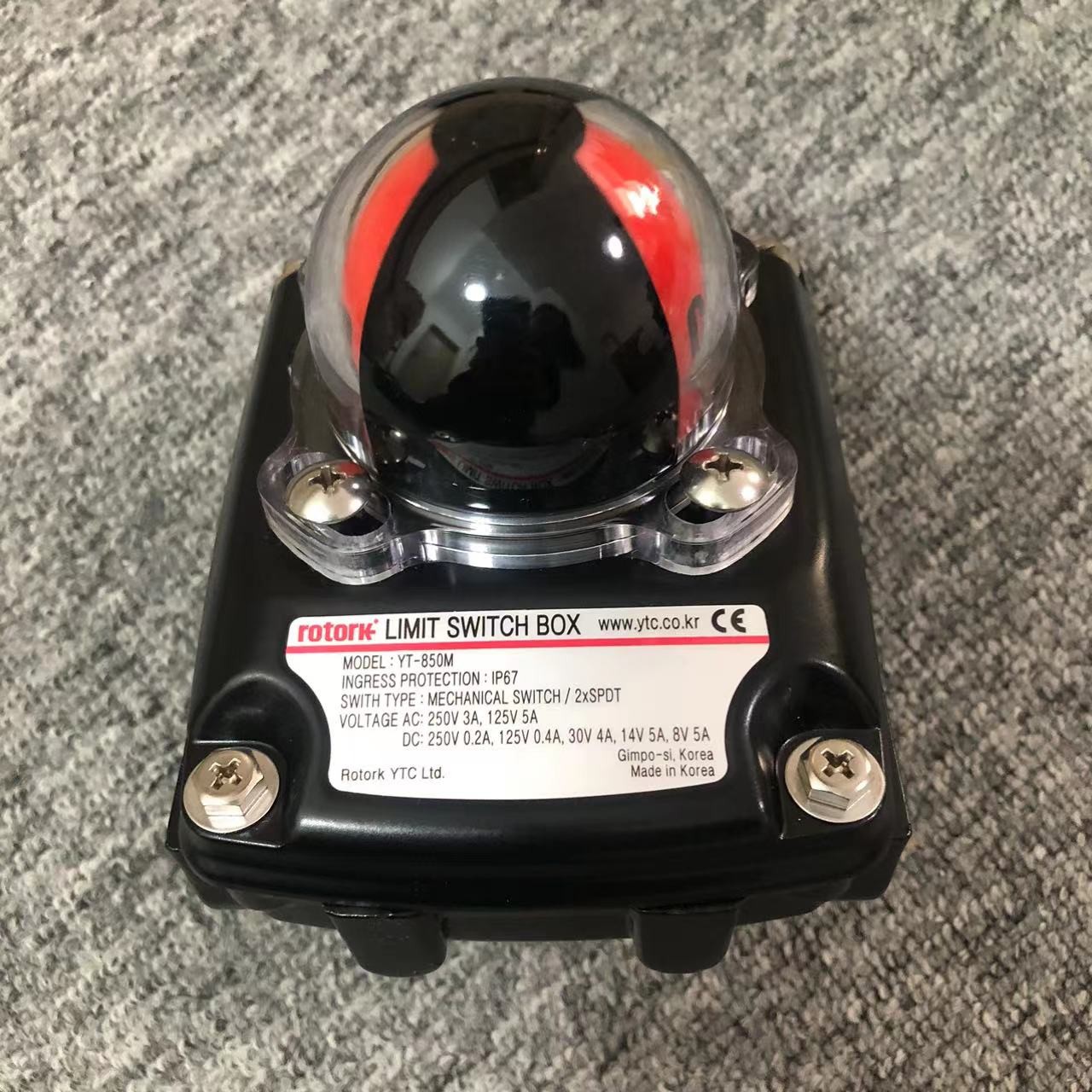 100 ROTORK YTC YT850M Limit Switch Box Non Explosion Type For Valve