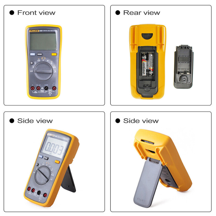 Fluke 15B+ 17B+ Digital Multimeters With Test Lead Voltage Probe Meters