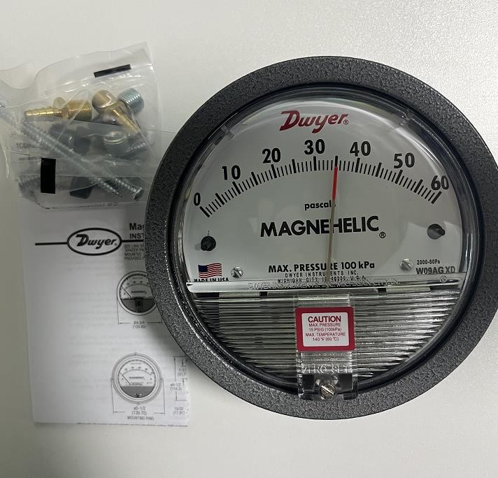Dwyer Differential Pressure Gauge Magnehelic Pressure Gauge 2000 Series 060pa 0100pa 0125pa 0
