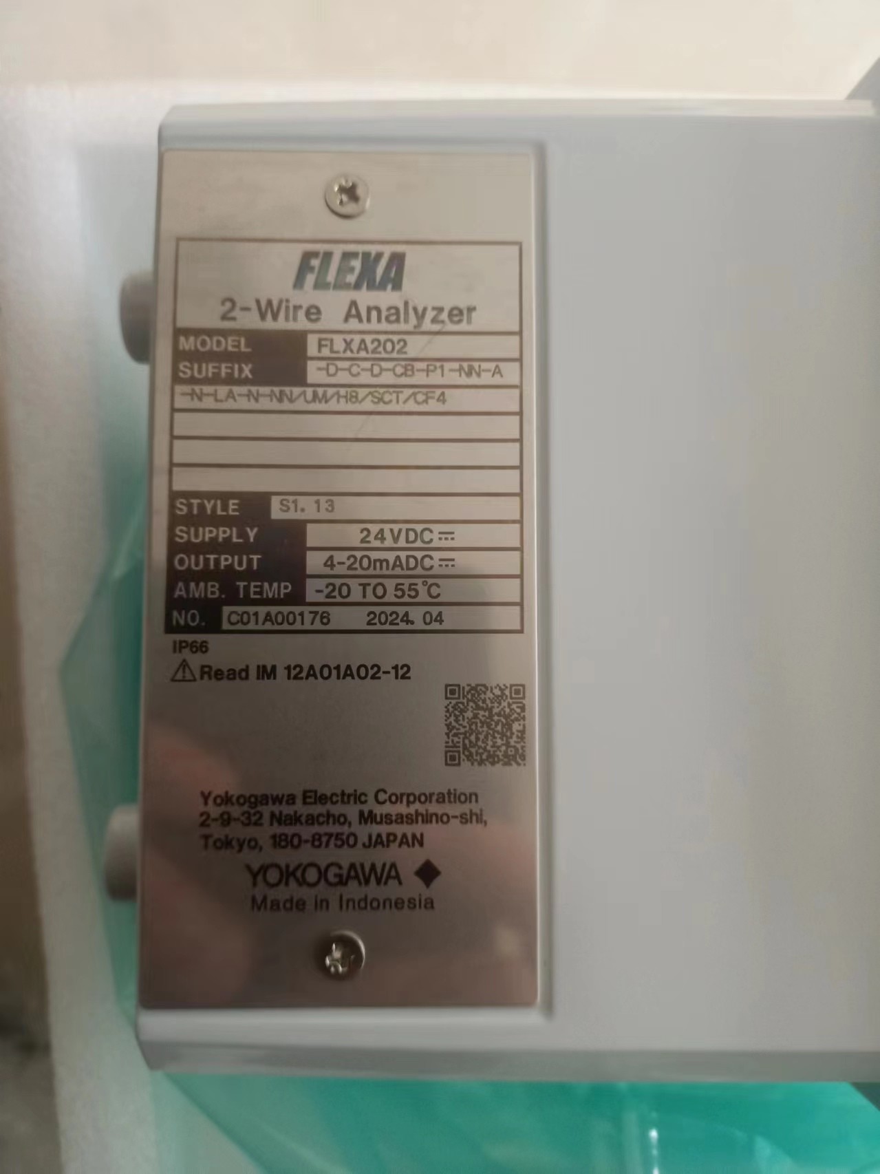 Original YOKOGAWA FLXA202 Dual Channel Transmitter FLXA202-D-B-D-AB-P1 ...