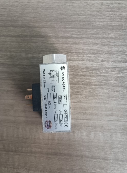 0880300 Norgren Pressure Switch G 1/4 0.5bar To 8 Bar IP65 8bar 0880300 ...